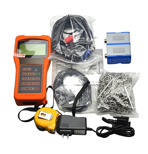 Caudalímetro ultrasónico portátil Medidor de flujo de líquido ultrasónico digital portátil TUF-2000H con transductor estándar TM-1 Rango de medición DN50-700mm