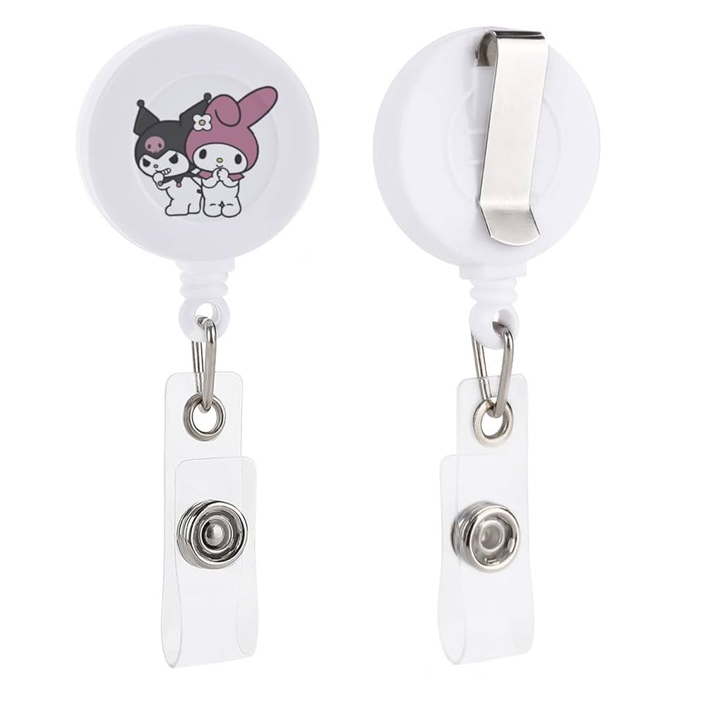 Amazon | クロミ ちゃん リールクリップ 吊り下げ名札用リール