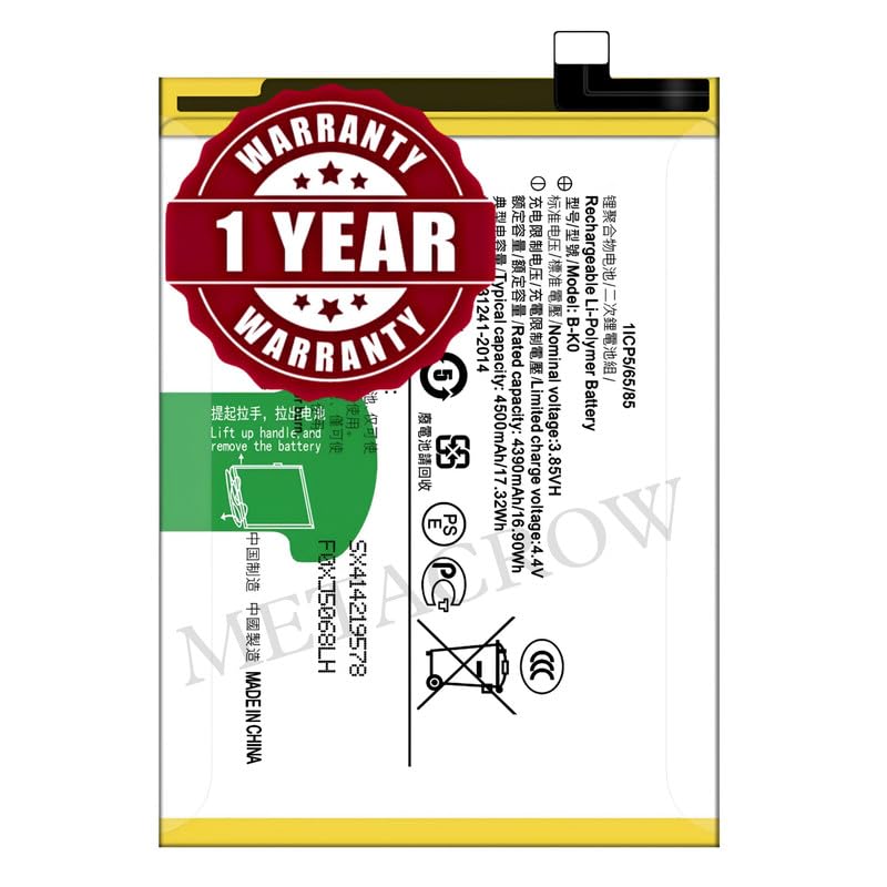 Image of Original B-K0 Battery Compatible for Vivo iQOO Neo 855 (V1936A, V1936T) - (4500mAh) - 1 Year Warranty JK1