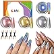 Holographische Chrom Nagel Pulver Set - Geschenke für Frauen Chrome Nail Powder Holo Nagelpuder Chrom Pulver für Nägel, Silber Metallic Chrom Nagel Pulver