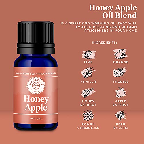 Woolzies Harvest Party Autumn Essential Oil Set Of 3 Includes Spiced Cider, Pumpkin Pie, Honey Apple, Essentail Oil Blend #TOP3