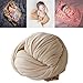 Newborn Stretch Wraps Photography Props Girl boy Baby Photo wrap Prop Swaddle Long Ripple Wraps DIY Blanket Photoshoot Basket Wrapper(peachy )