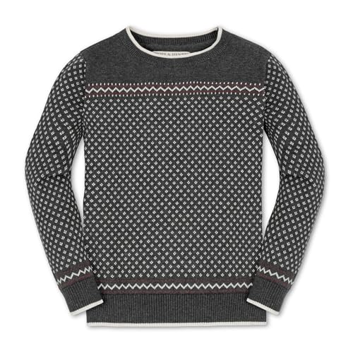 Image of Hope & Henry Boys' Long Sleeve Crew Neck Pullover Sweater