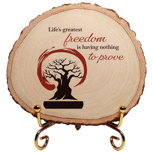 Image of MOTIVATIONAL GIFTS Freedom Wooden Motivational Quotes Table Decorative Gifts Wood Showpiece For Office Table Living Room