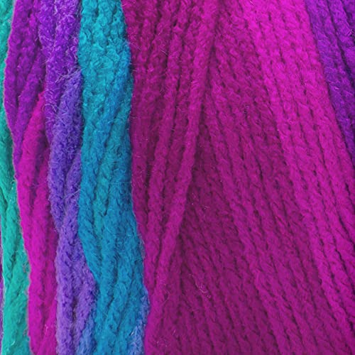 Image of Red Heart Super Saver Jumbo Polo Stripe Yarn - 2 Pack of 283g /14oz - Acrylic - 4 Medium (Worsted) - 482 Yards - Knitting /Crochet