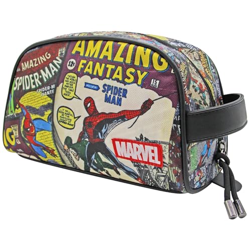 RGA Leatherworks Spider-Man Amazing Fantasy Dopp Kit with Bottle