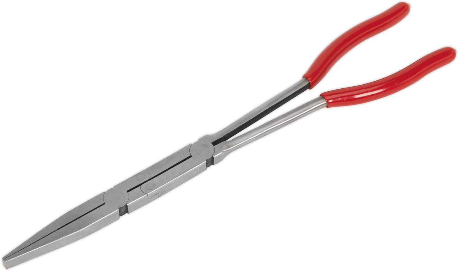 Sealey Ak8590 Flat Nose Pliers Double Joint Long Reach 335Mm