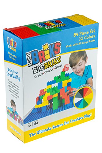 Big Briks Basic Builder Set #1 - Premium-Bausteine - kompatibel mit großen Bausteinen Aller führenden Marken - nur für… – Bild 4