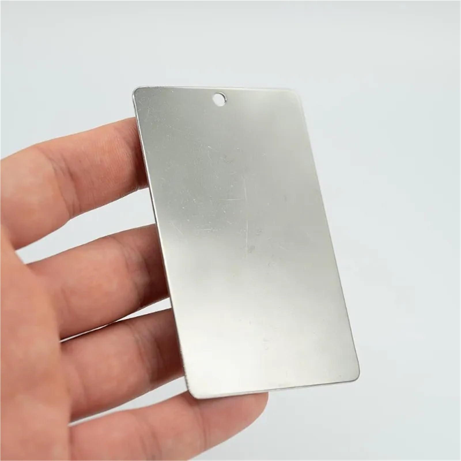Pflanzenschilder Aluminium-Pflanzenetiketten, Metallmarkierungen mit einem Loch, 100 Stück, 3,15 x 1,8 Zoll, Gartenetiketten for den Kindergarten im Garten