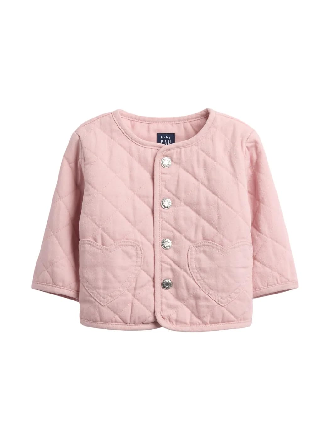 

                                                    GAP Baby Girls Ruffle Collar Quilted Jacket Pure P