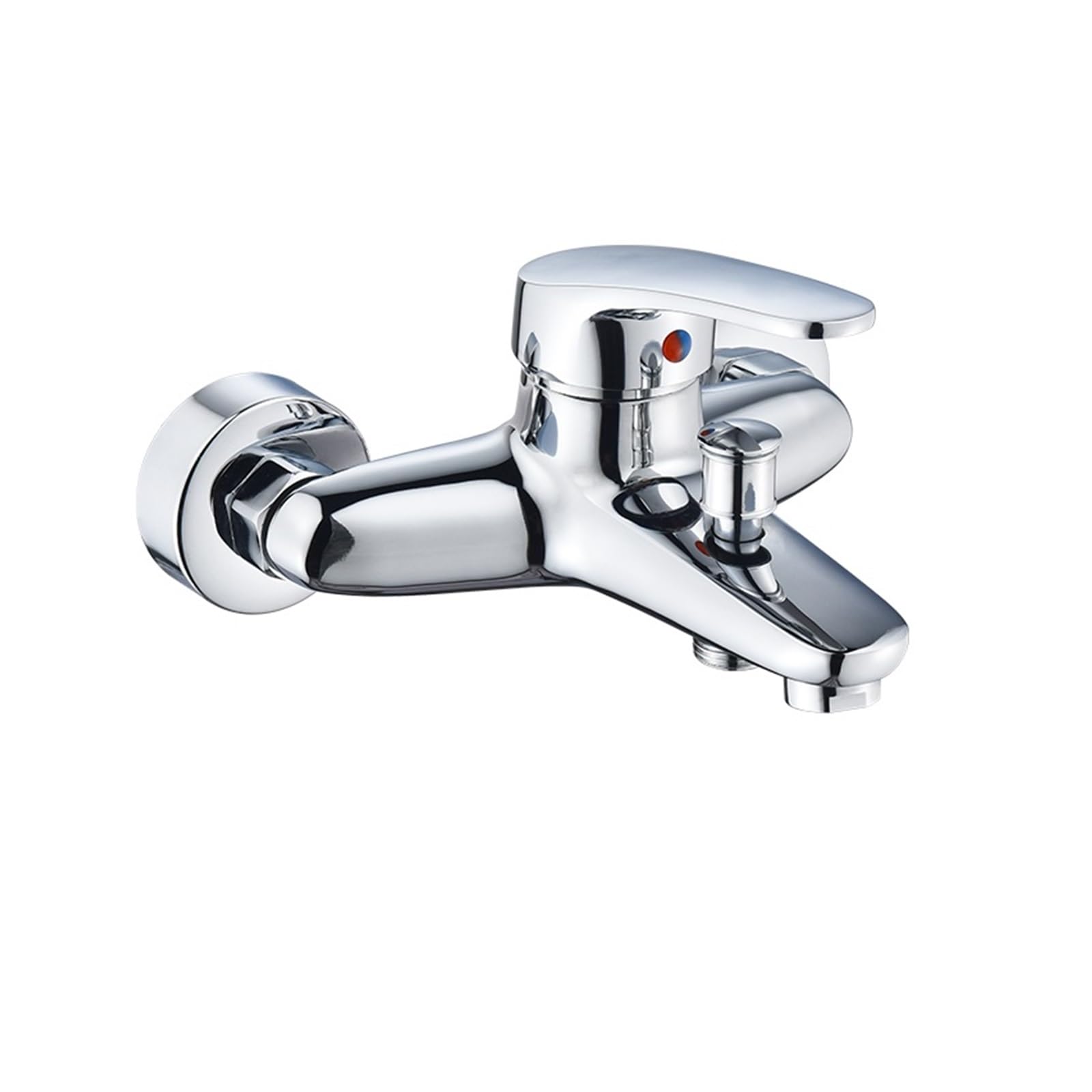 Robinet de baignoire 2 fonctions en cuivre chrome pour salle de bain