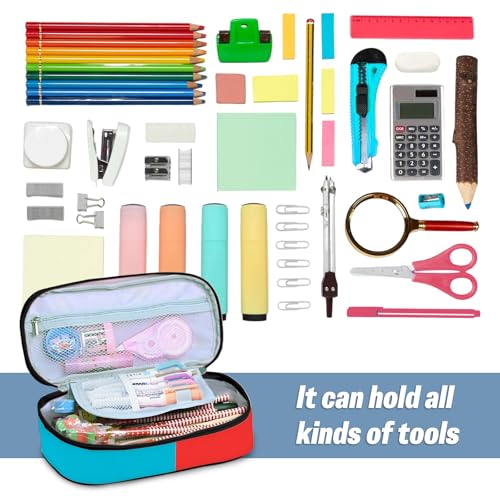 Image of Gamer Pencil Case For Kids, Video Game Pen Bag For School Teens, Gamer Pencil Case Girls Boys Teens, Large Capacity School Supplies, Game Lovers Pen Box