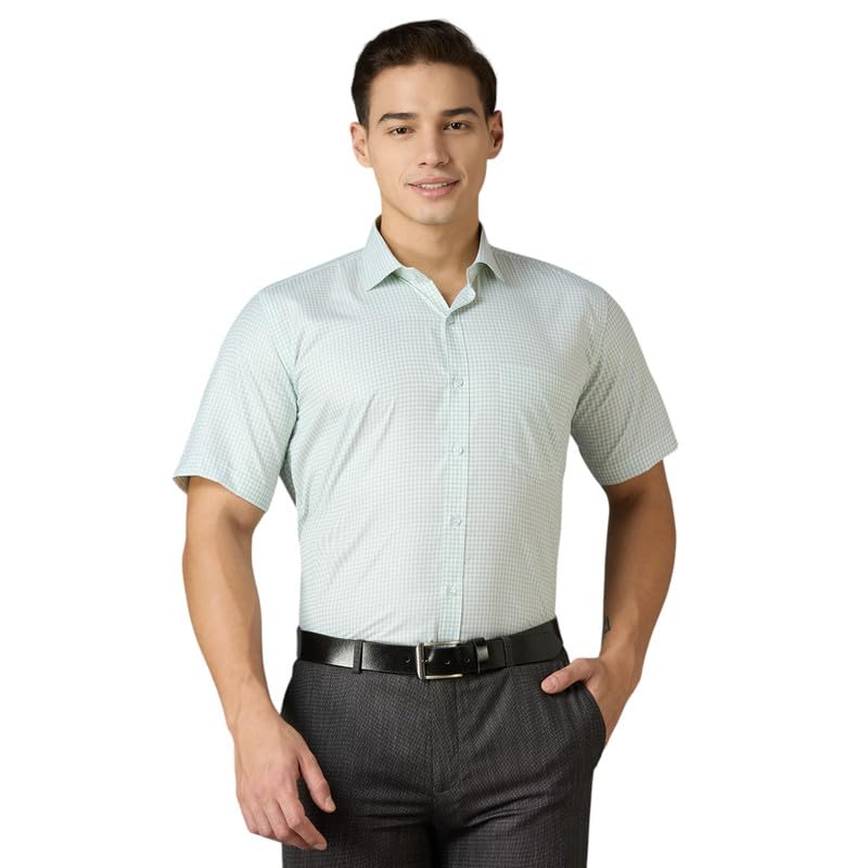 Image of Mark & Albert Men's Half Sleeves Regular Shirt
