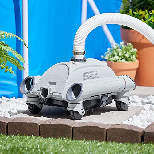 Image of Intex 28001E Above Ground Pool Automatic Pool Cleaner Pressure Side Vacuum Cleaner with 24 Foot 7 Inch Hose for Intex Pools Only w / a 1.5 Inch Fitting