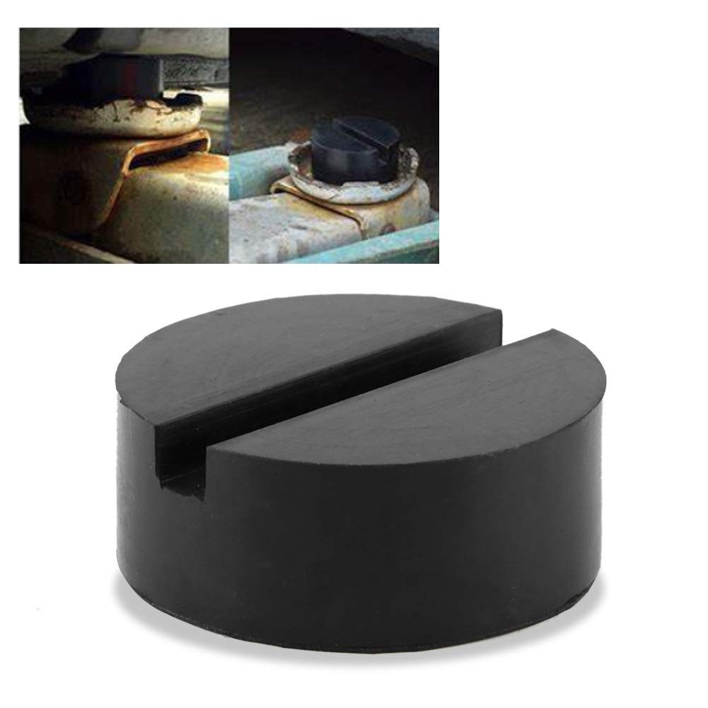 Good Black Groove Jack Disk Rubber Pad Pinch Weld Side Rubber Cushion for Car Jack Protection