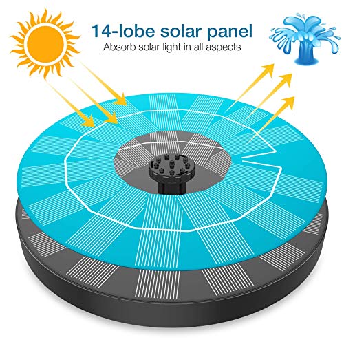 AISITIN-35W-Solar-Fountain-Solar-Powered-Fountain-Pump-with-6-Nozzles-Solar-Birdbath-Fountains-for-Bird-Baths-Garden-Decoration-Ponds-Fish-Tank-and-Aquarium