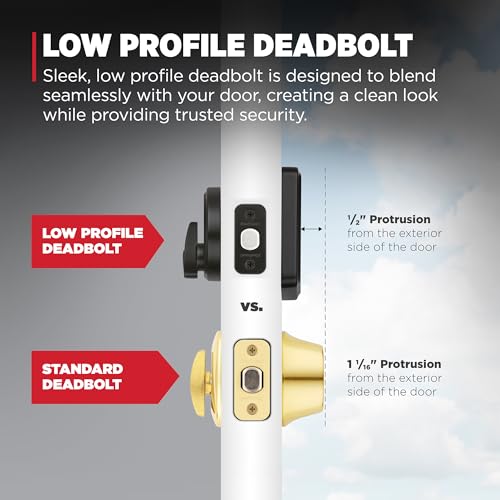 Image of Kwikset Brentford Front Door Lock Handle and Deadbolt Set, Entry Handleset Exterior with Sedona Reversible Lever, Matte Black, Pick Resistant SmartKey Rekey Deadbolt Security, with Microban Protection