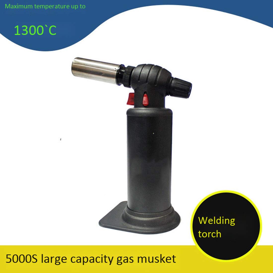 Flamme Réglable D'allumeur de Cuisine de Butane de Chalumeau de Coup Approprié Au BBQ/Bijoux/Soudure/Faisant Cuire Au Four