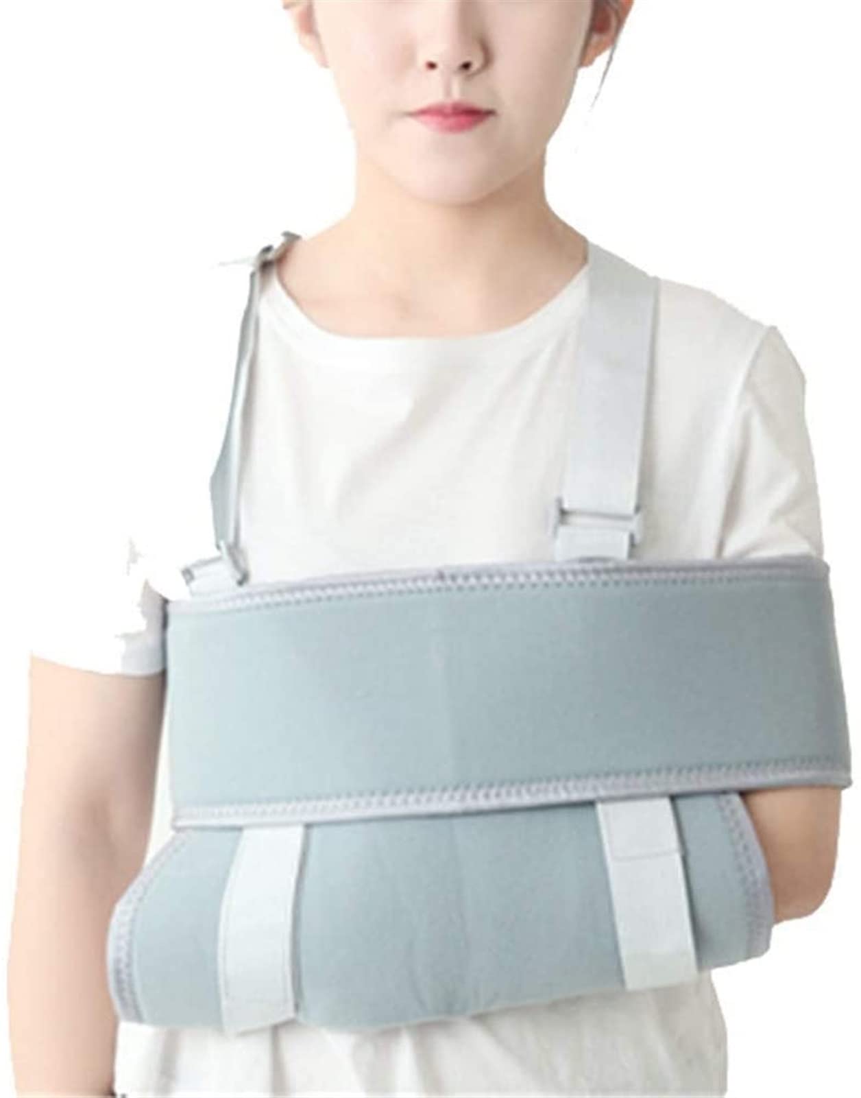 Cabestrillo para Brazo con Correa para La Cintura Sea Adecuado para Dormir Eslinga Fracturada Liviana Ajustable para Muñeca Codo Soporte para Antebrazo
