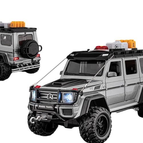 Image of Magicwand 1:24 Scale Die-Cast Merrc G550 Brrabus Adventure【Large】 with 6 Openable Doors,Pull Back Action,Lights,Music & Working Horn & Smoke【Random Color】【Pack of 1】