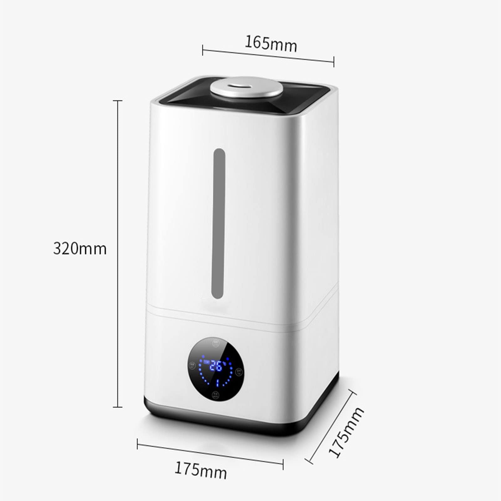 Humidificador, humidificador de Aire humidificador de Niebla para humidificadores de Escritorio personales portátiles de Dormitorio, 3 Modos de Niebla y Apagado automático, Super