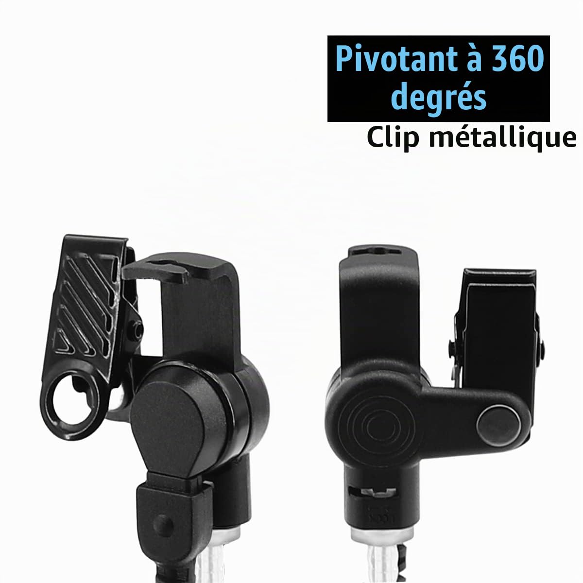 Oreillette Écouteur Pour Motorola Radio MotoTRBO Mic PTT Multibroches | Compatible DP2400/DP2400e/DP3441e/DEP550e, MTP3150/MTP3550, XPR3000/XPR3300e/XPR3500/XPR3500e Talkie Walkie