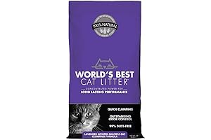 World's Best Cat Litter Lavender Scented Multiple Cat Clumping Formula, 7 lb