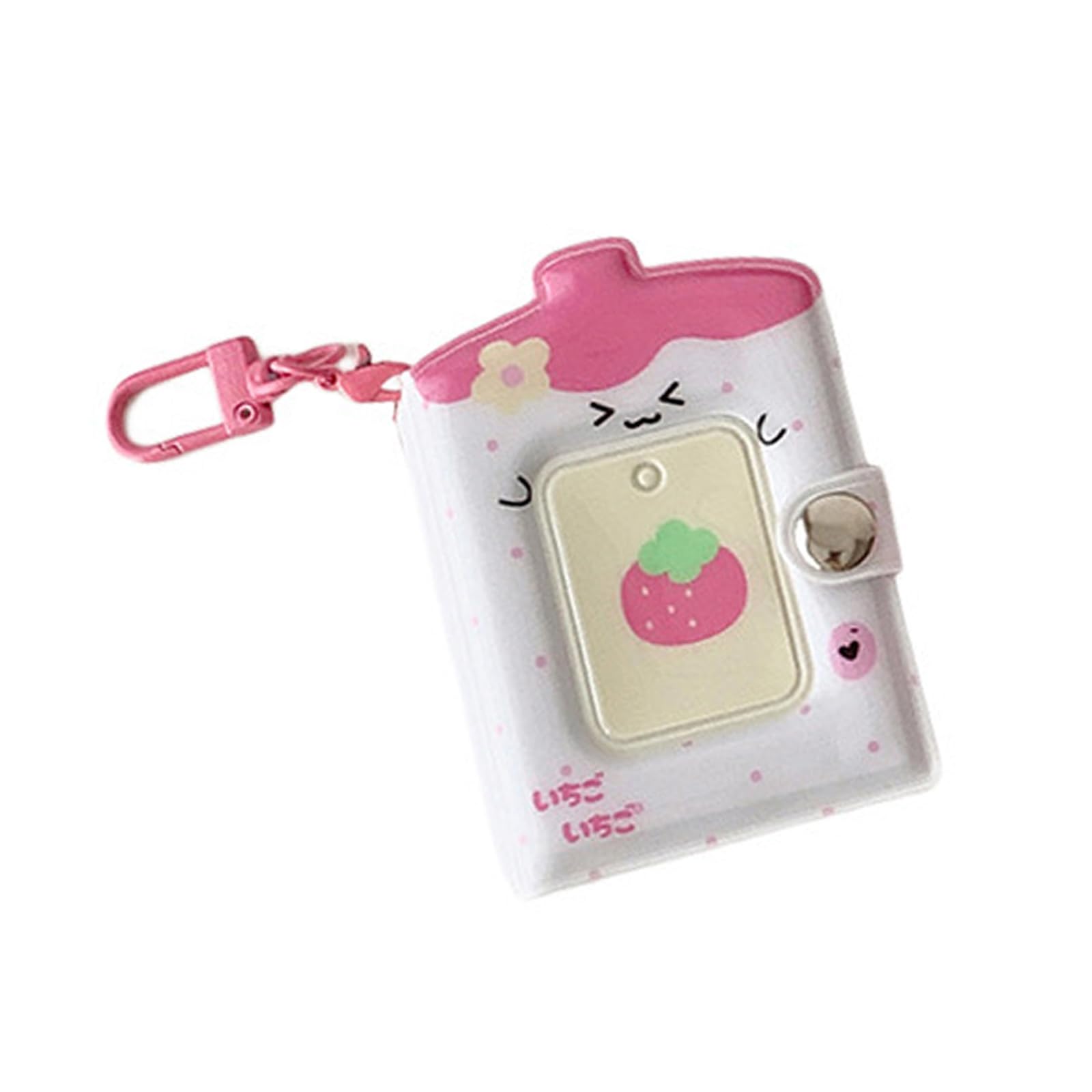 2Inches Minis Small Photo Album Storage Book with Keychains Pocket Album Keychains for Picture Valentines Gift Wedding Minis Card Books Holder with Keychian