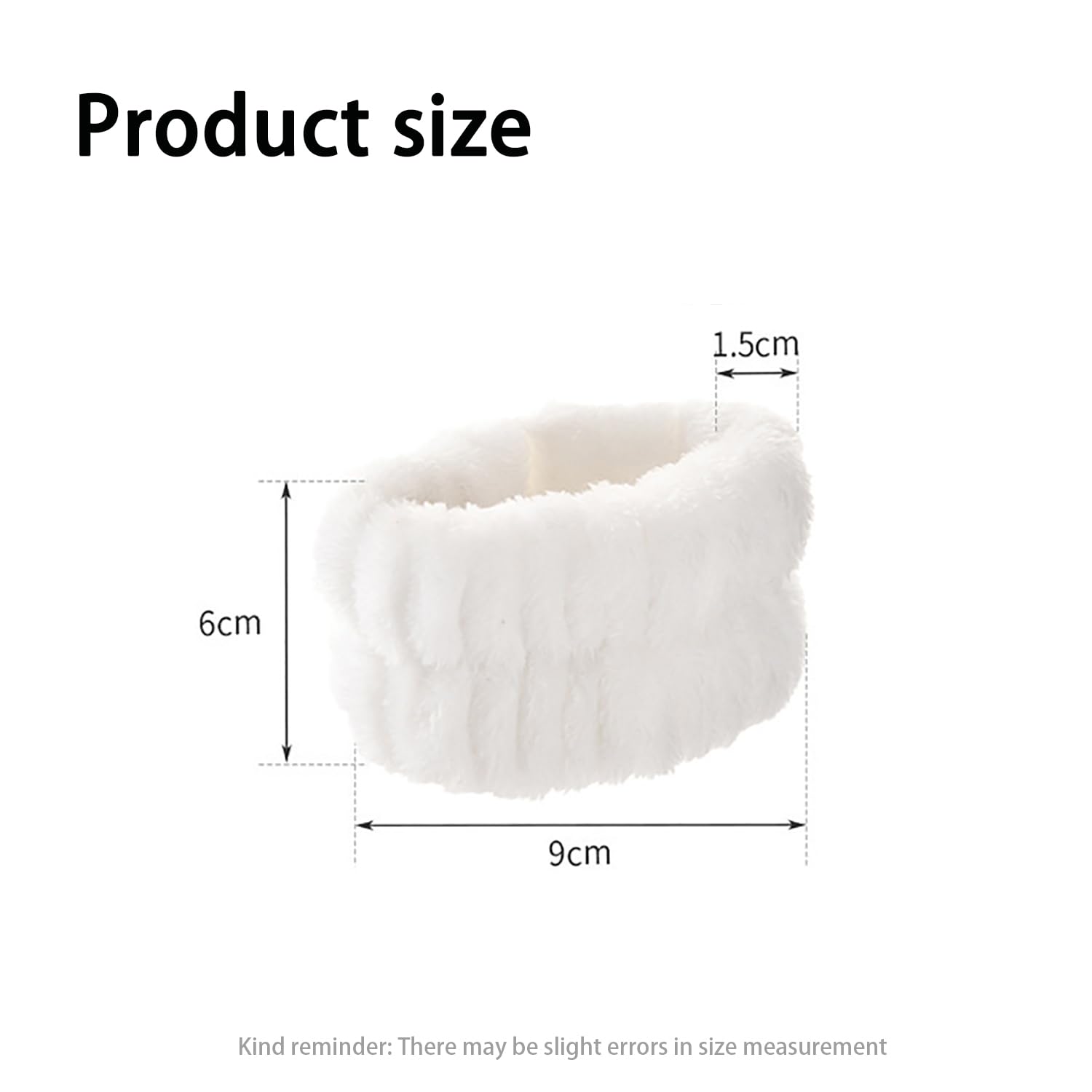 2 Paires de protège - Poignets Spa, protège - Poignets en Microfibre, Bracelet Absorbant Corail, Serviette de Protection pour Le Visage, Douche, Yoga, Sport