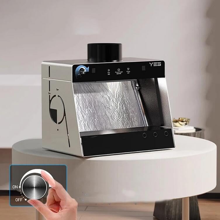 Spray Box for Model Making Water Curtain Spray Paint Booth Model Painting Hobby Workstation with Fume Extraction System