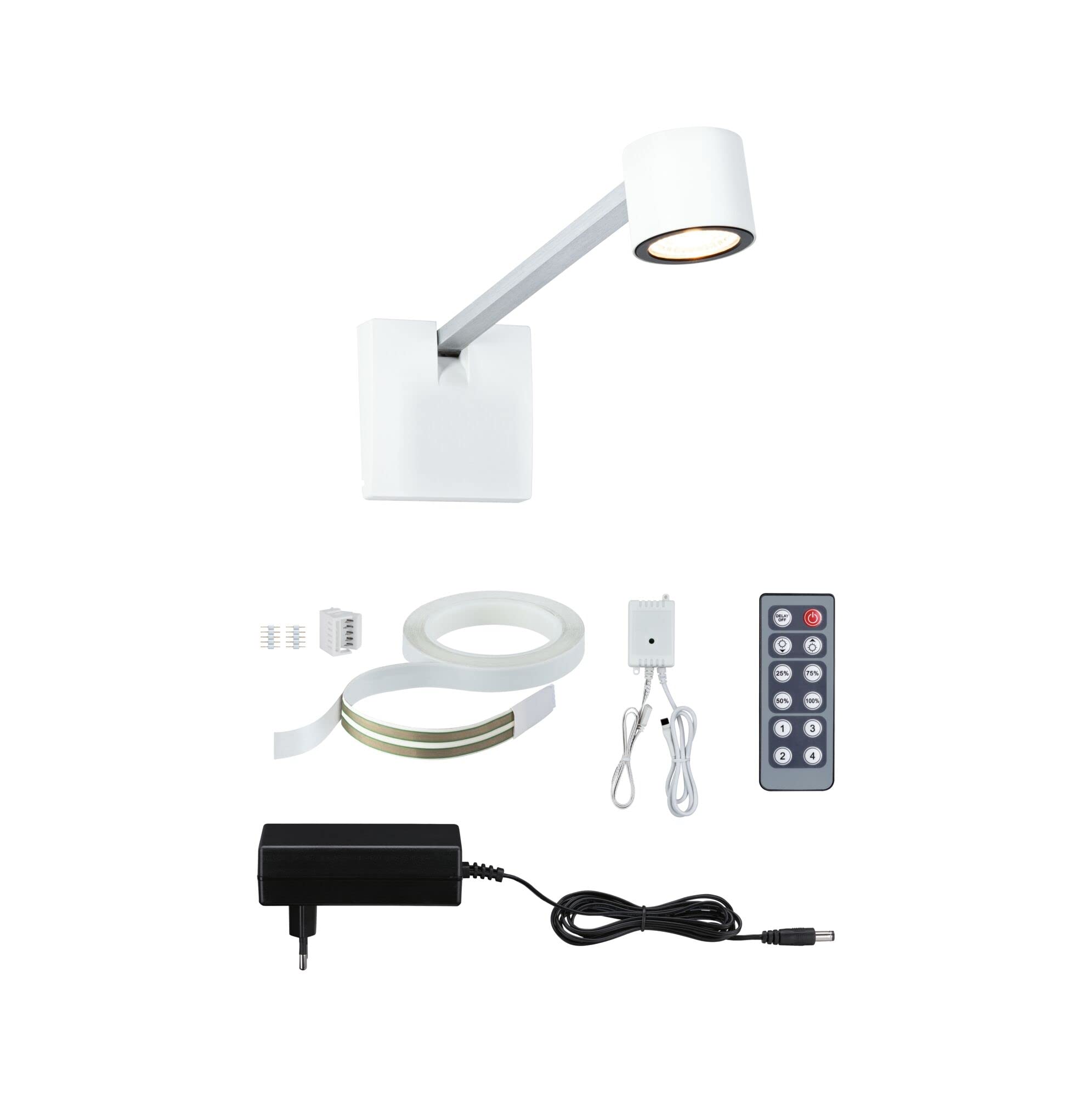 Paulmann 95576 Luce LED per quadri Adelia set 370lm incl. 1x4,5 W dimmerabile illuminazione quadri 2700 K