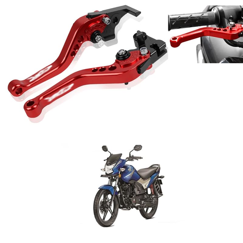 1 Pair Double Disc Brake Lever Universal CNC Aluminum Alloy Motorcycle Modification Double Disc Brake Lever for Motorcycles, Scooters Comfortable With CB Shi-ne Sp-image-28