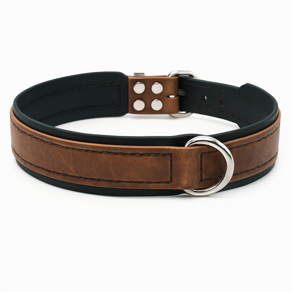 hecho. Collare per cani fatto a mano | 38-44 cm (M) | per cani come