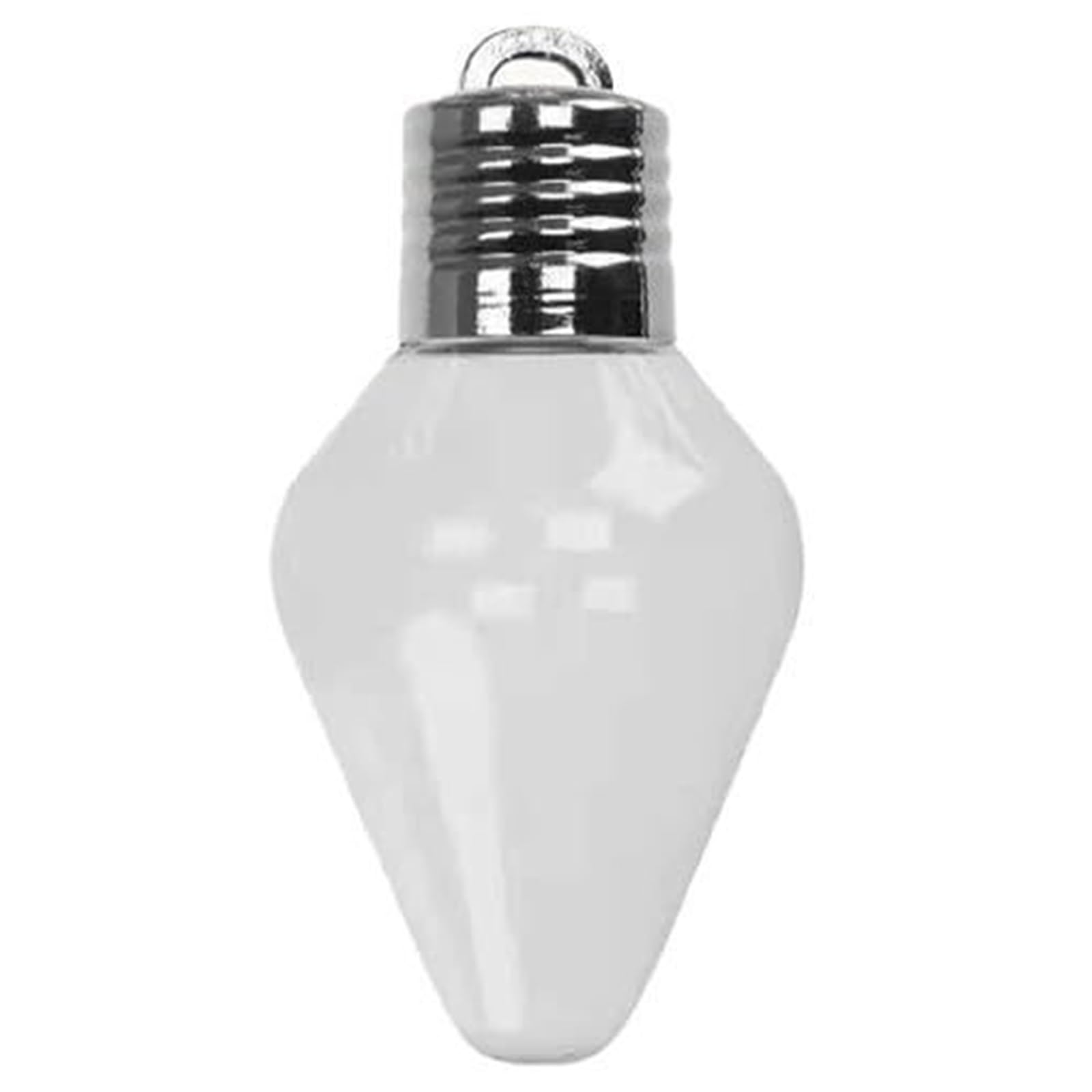 Fillable Light Bulb Large Christmas Bulb Gift Jar for DIY Craft Candy Home(2Pcs) (2Pcs)