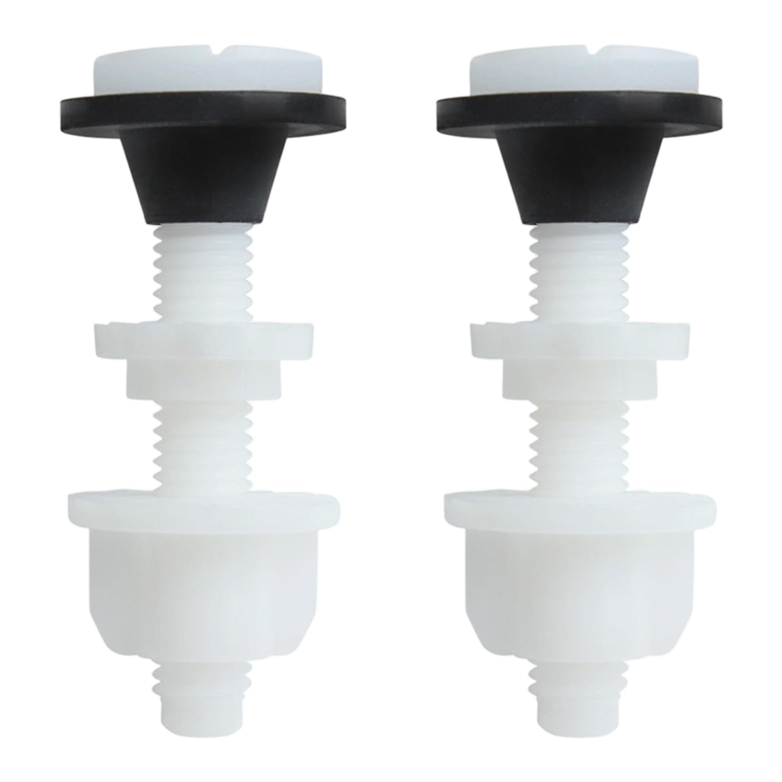2Pcs Universals Toilet Bowl Fixing Screws Quick Setup Toilet Water Tanks Fixing Screws for Most Standard Toilets Screw