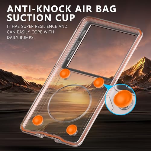 Image of Universal IPX8 Waterproof Phone Case for Smartphones Up to 6.9 inch, Full-Body Sealed Dustproof Diving Housing for iPhone 15 14 13 12 11 Pro Max Underwater Photography w /Lanyard (Black)