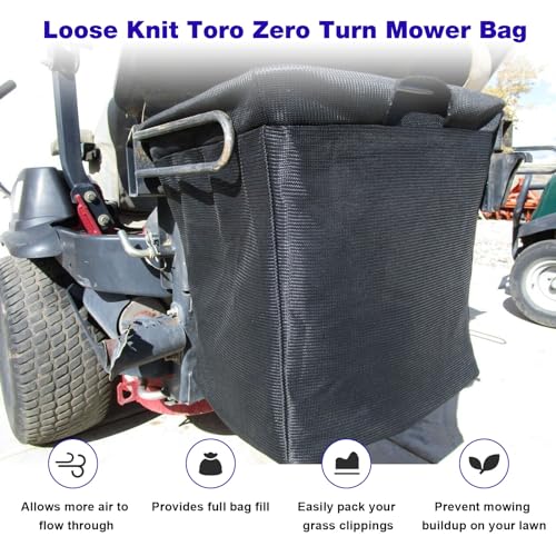 JIOTAR Lawn Mower Bag - On Mower