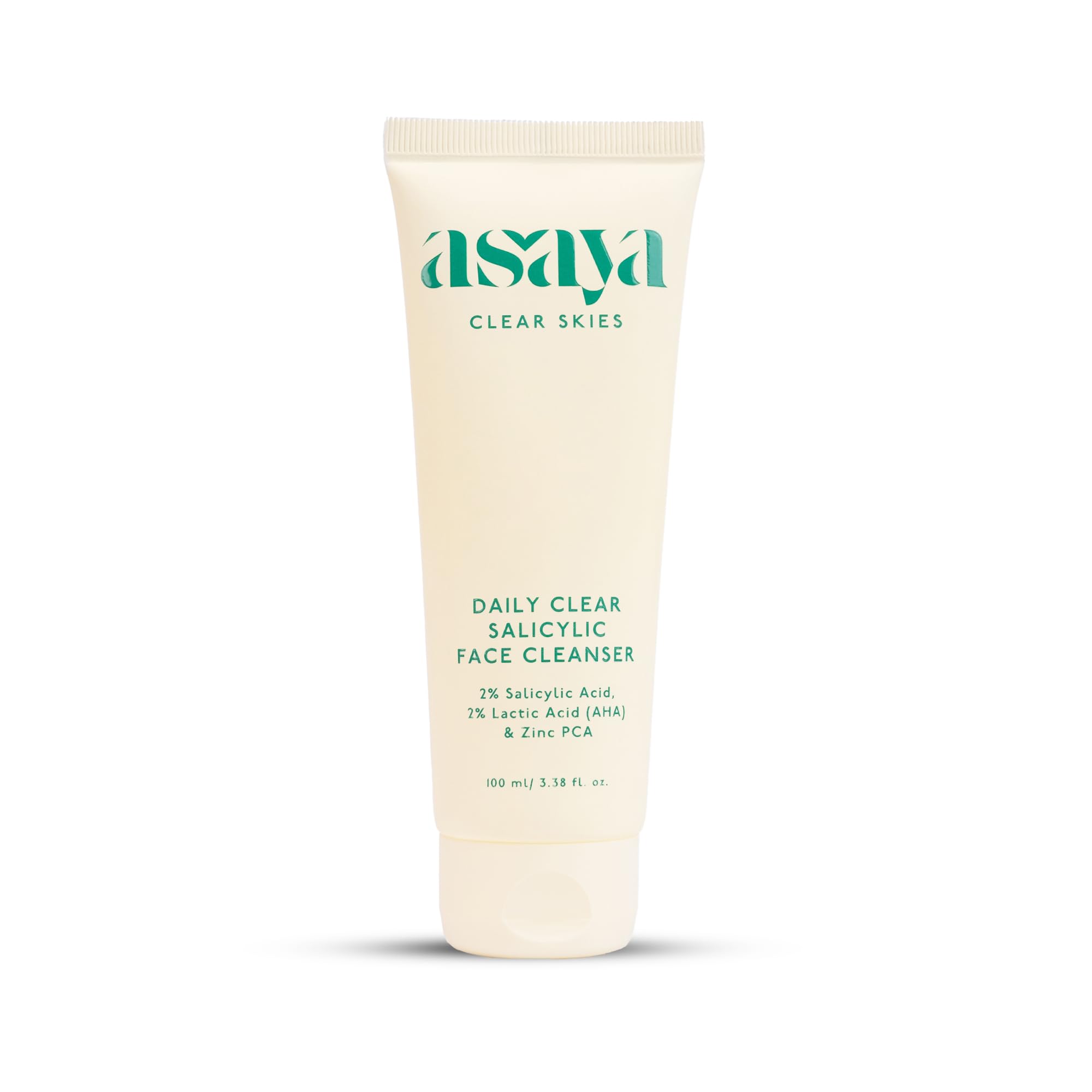 Asaya Daily Clear 2% Salicylic Acid Face Wash Cleanser I for Oily and Acne Prone Skin I With Lactic Acid & Zinc PCA I Treats Active Acne | Unclogs Pores | Controls Oil -100ml-image-21