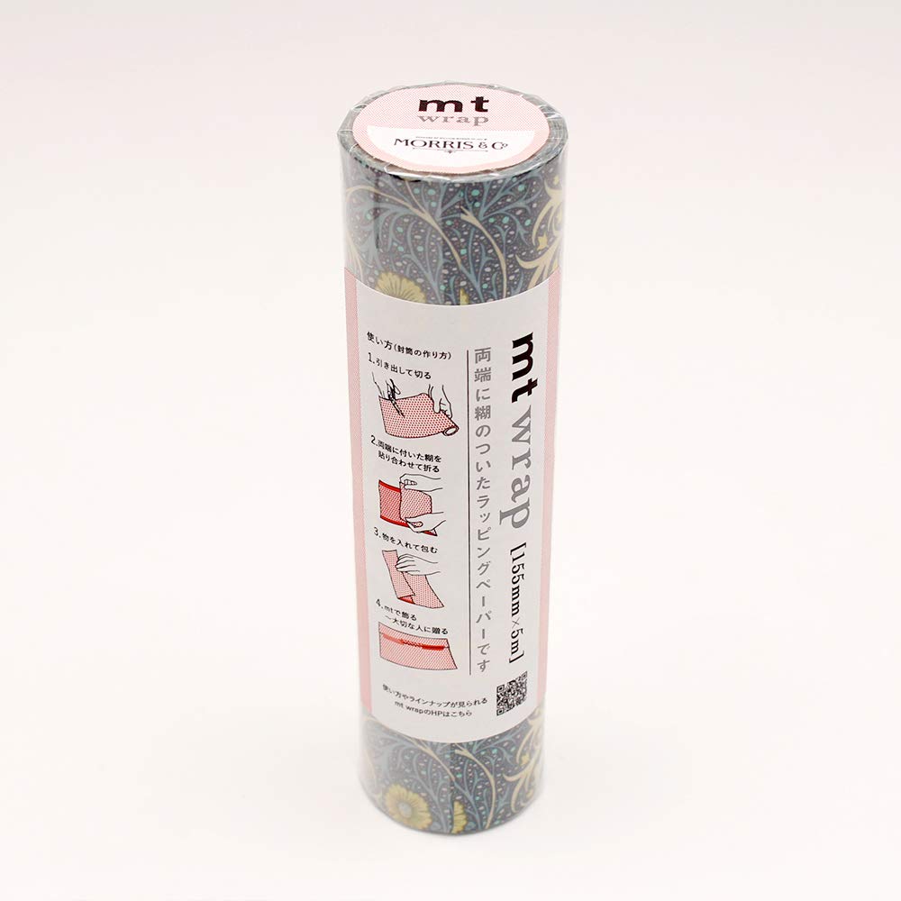 Amazon | カモ井加工紙 包装紙 mt wrap s ウィリアムモリス seaweed