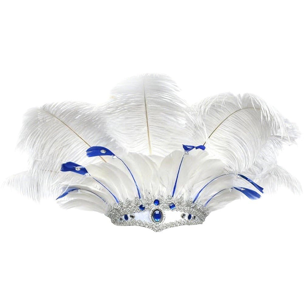 Diadème de plumes élégant pour votre costume de Halloween unique