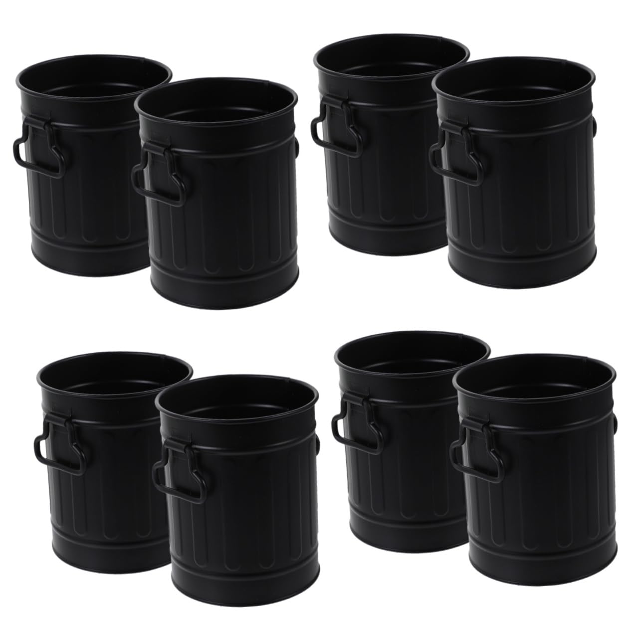 EXCEART 8pièces Organisateur De Bureau Pour Crayons Pot à Et Support De Pinceaux De Maquillage Accessoire De Décoration De Table Multifonctionnel