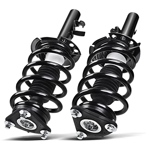 A-Premium Front Pair (2) Complete Strut & Coil Spring Assembly Compatible with Ford Transit Connect 2014 2015 2016, Replace# 172788 172787