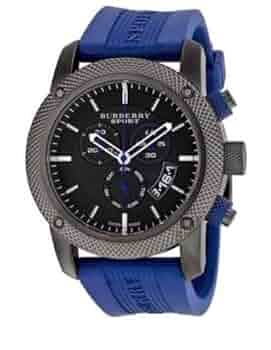 BURBERRY SPORT クロノグラフ ラバーベルト Amazon.co.jp: Burberryスポーツスイスラグジュアリーメンズユニ