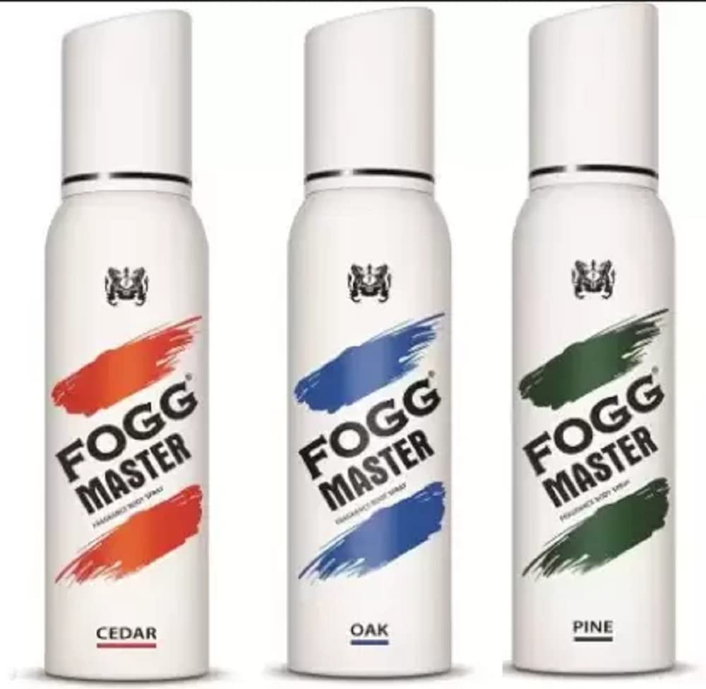 FOGG MASTER PINE+CEDAR+OAK 120ML EACH (PACK OF 3) 028 Deodorant Spray - For Men & Women (360 ml, Pack of 3)-picture-25