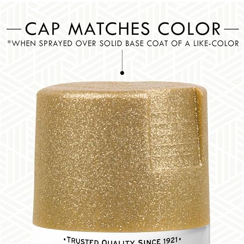 Image of Rust-Oleum 301495 Specialty Glitter Spray Paint, 10.25 oz, Gold