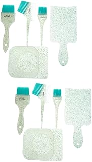 Balacoo 2 Conjuntos De Pincel De Tingimento Kit De Destaque Pincéis De Destaque Pente Balayage Placa De Destaque Tintes Para El Pincel De Pente De Tingimento De Cabelo Pincéis De