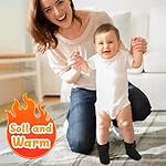 Bufims Baby Fleece Booties Newborn Unisex Booties Non-Slip Newborn Infant First Walkers Warm Shoes House Slippers for Baby Boys & Baby Girls Toddlers