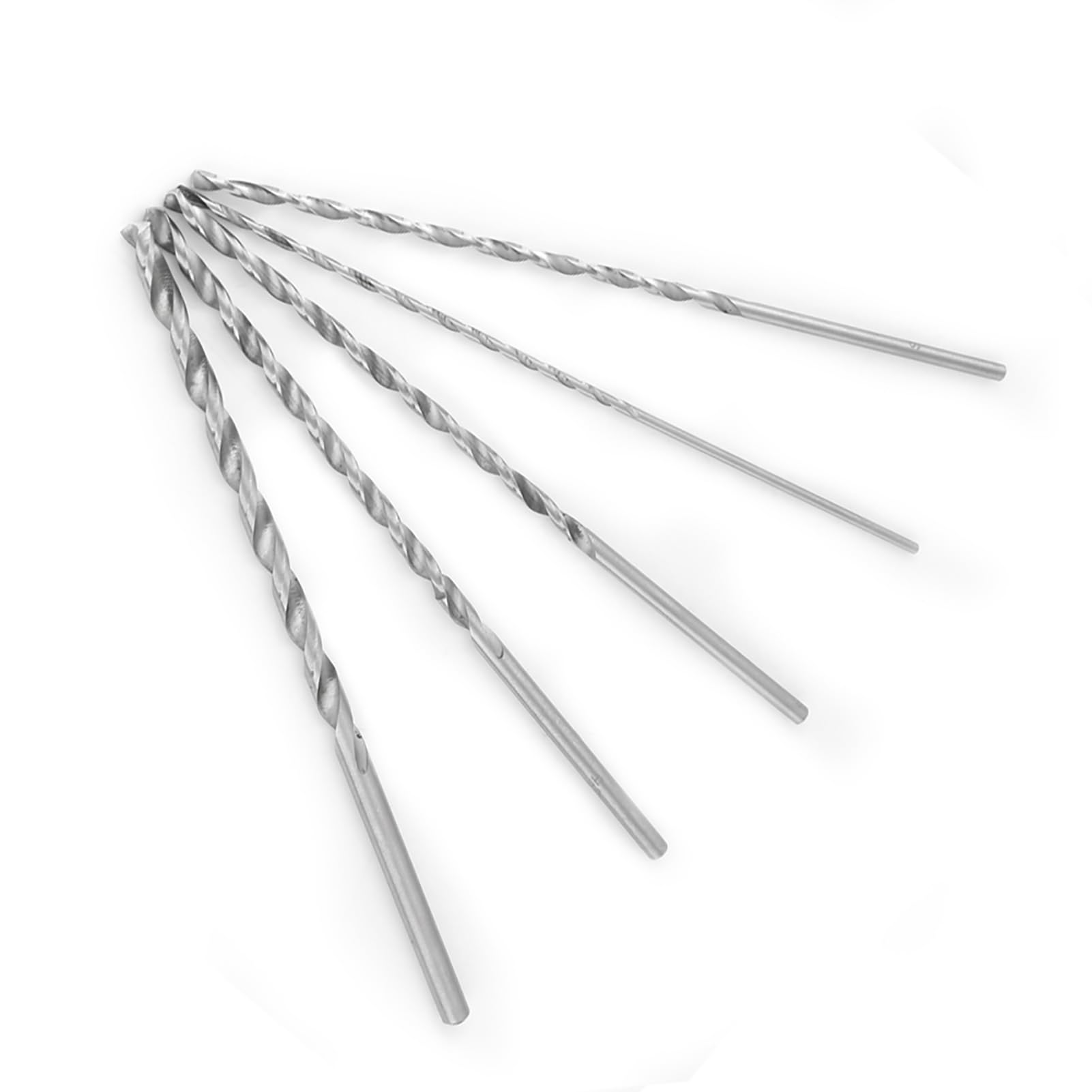 Drill Bit, Extra Long High Hardness Straight Shank Twist Drill Bit for Aluminum Wood for Drilling Work