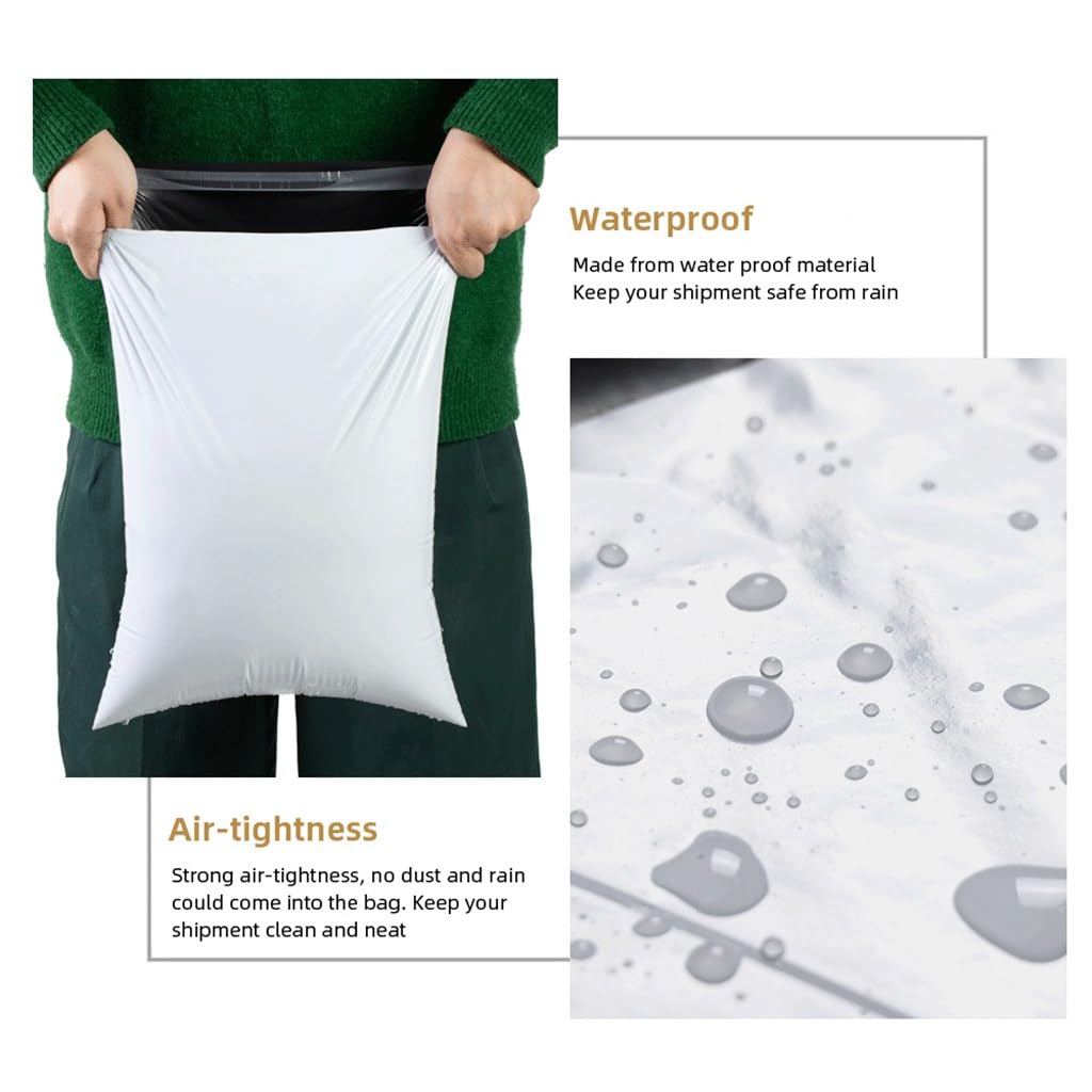 100 sacchetti for spedizione, for imballaggio for giardino domestico, sacchetto for corriere, sigillo autoadesivo, postali bianchi, busta, di immagazzinaggio