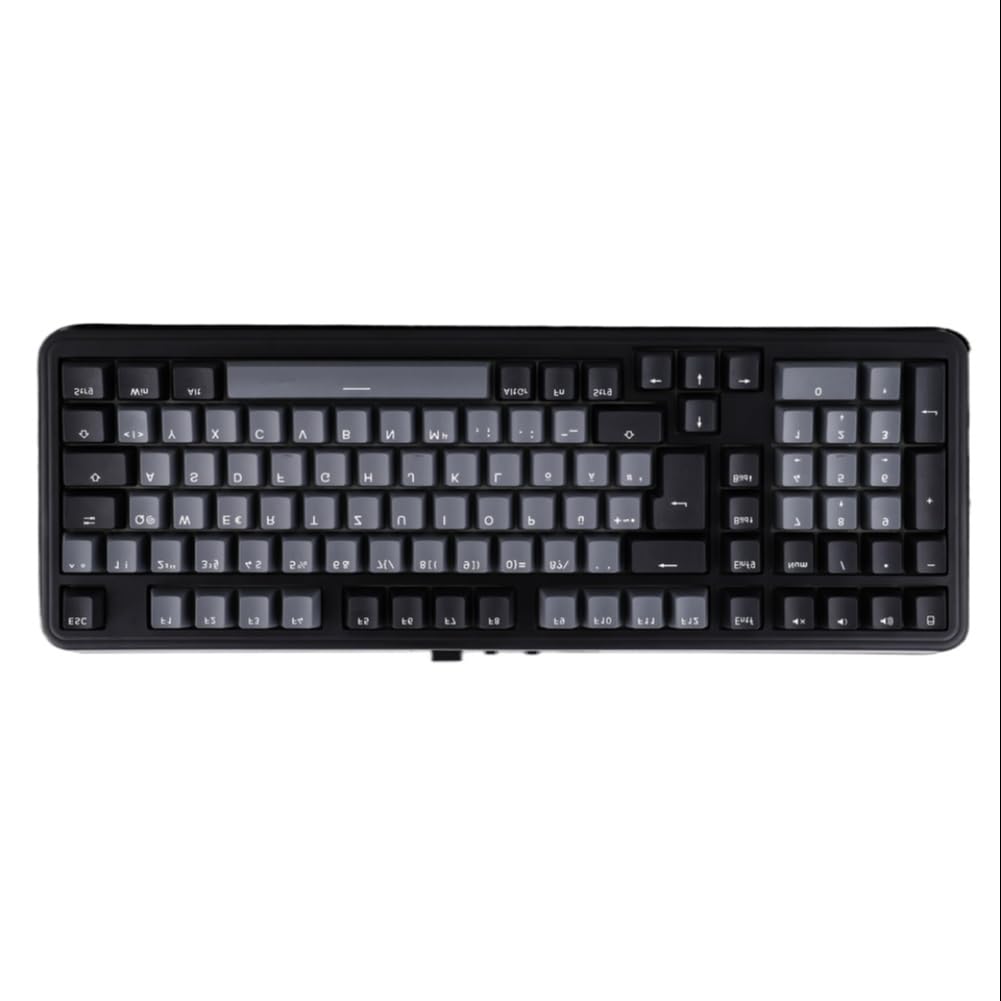 Tastiera TH99 ISO-DE Layout QWERTZ 96% Guarnizione cremosa Cablata 2.4G Wireless Meccanica Con manopola Tastierino numerico
